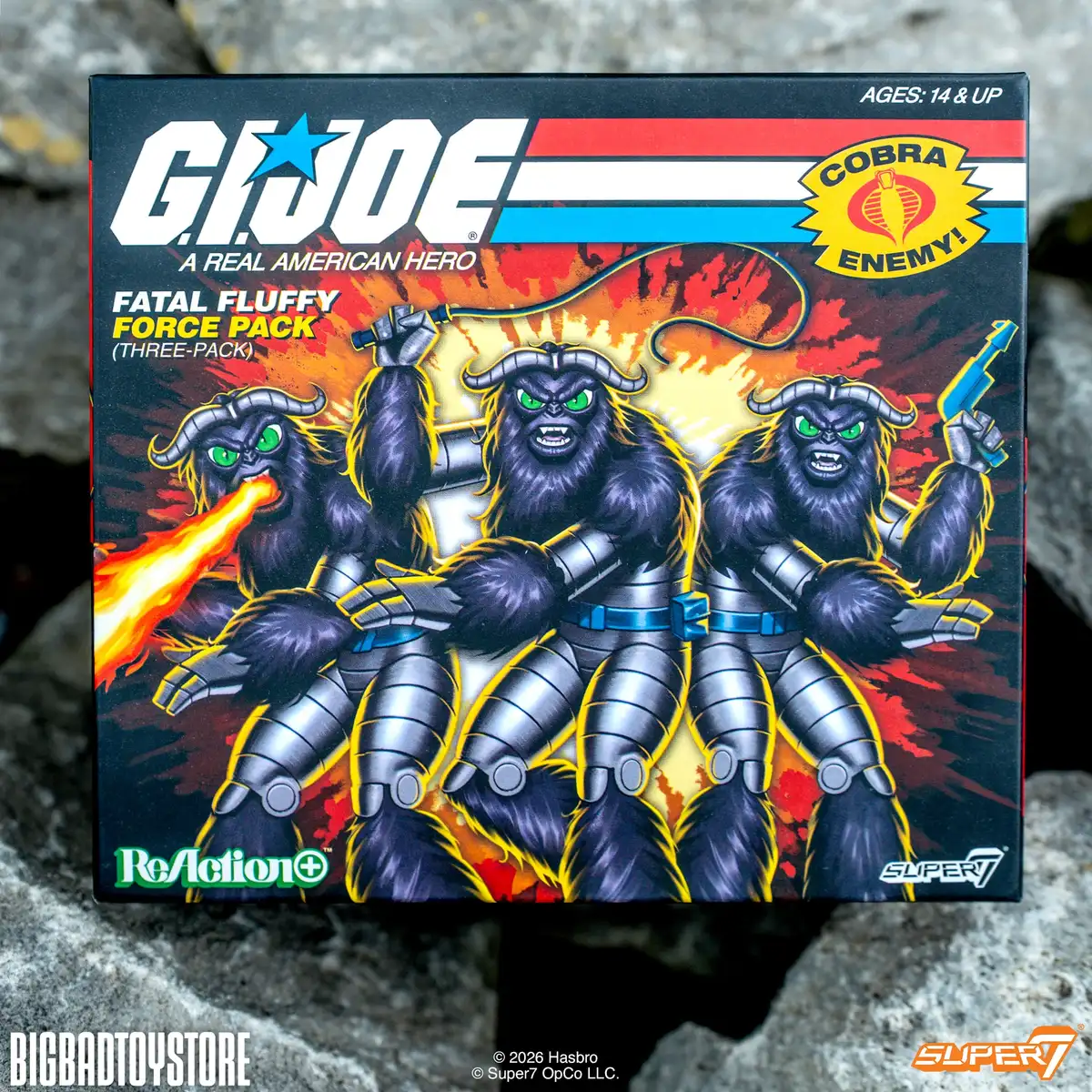 G.I. Joe ReAction+ Fatal Fluffy Force Pack BBTS Exclusive Action Figure Three Pack 14