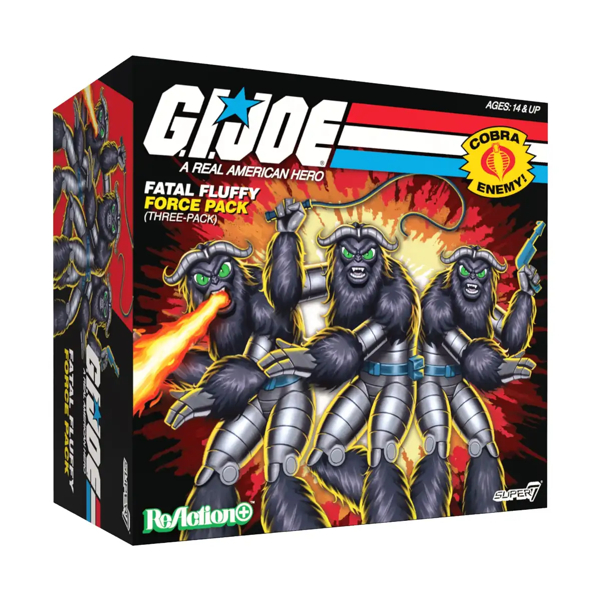 G.I. Joe ReAction+ Fatal Fluffy Force Pack BBTS Exclusive Action Figure Three Pack 19