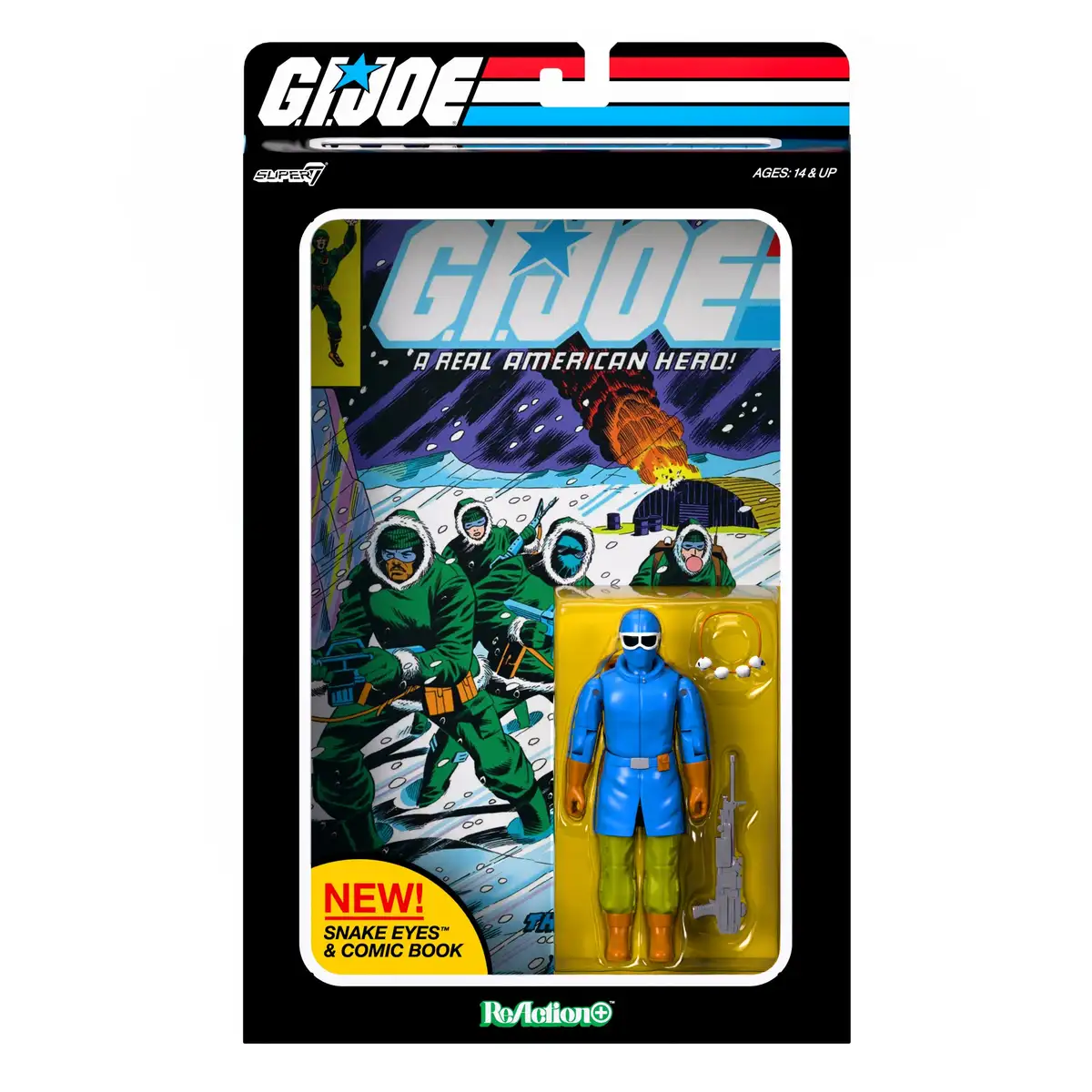 G.I. Joe ReAction+ Figures   Snake Eyes (Skybound Comic Box Series, Issue #2) 01
