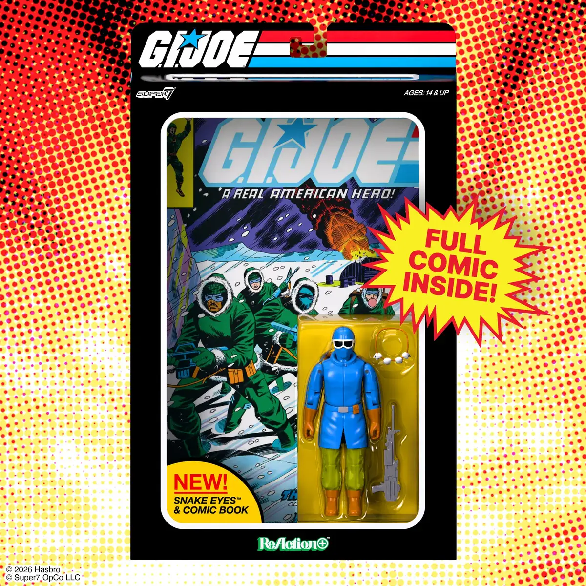 G.I. Joe ReAction+ Figures   Snake Eyes (Skybound Comic Box Series, Issue #2) 02