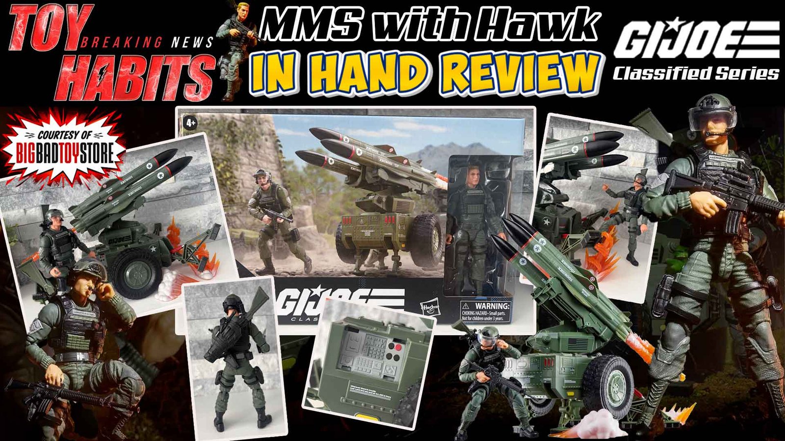 GI Joe Classified Series M.M.S. (Mobile Missile System)Â with Hawk In Hand Review