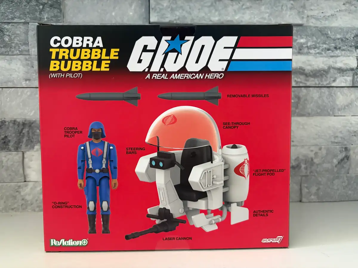 GI Joe ReAction+ Cobra Trubble Bubble IH 2