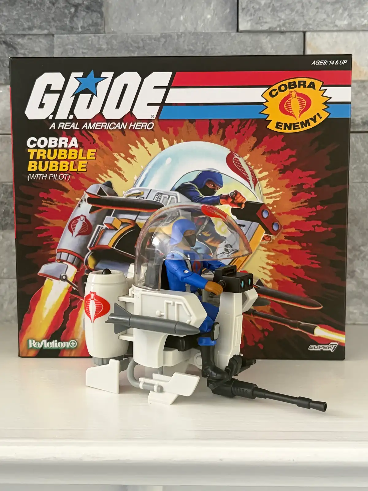GI Joe ReAction+ Cobra Trubble Bubble IH 5