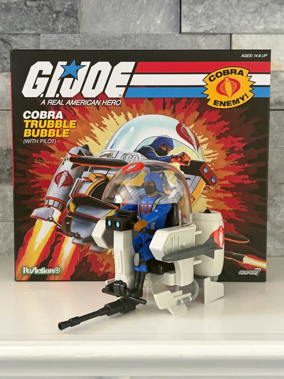 GI Joe ReAction+ Cobra Trubble Bubble IH 6