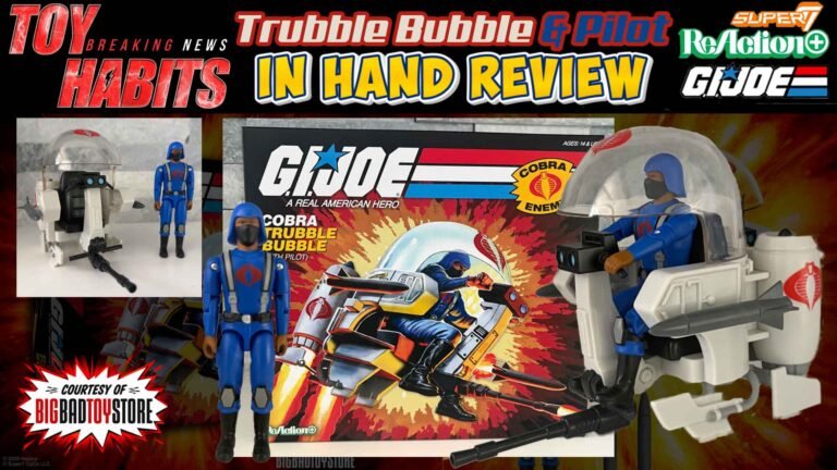 GI Joe ReAction+ Cobra Trubble Bubble SDCC 2026 BBTS Exclusive In Hand Review