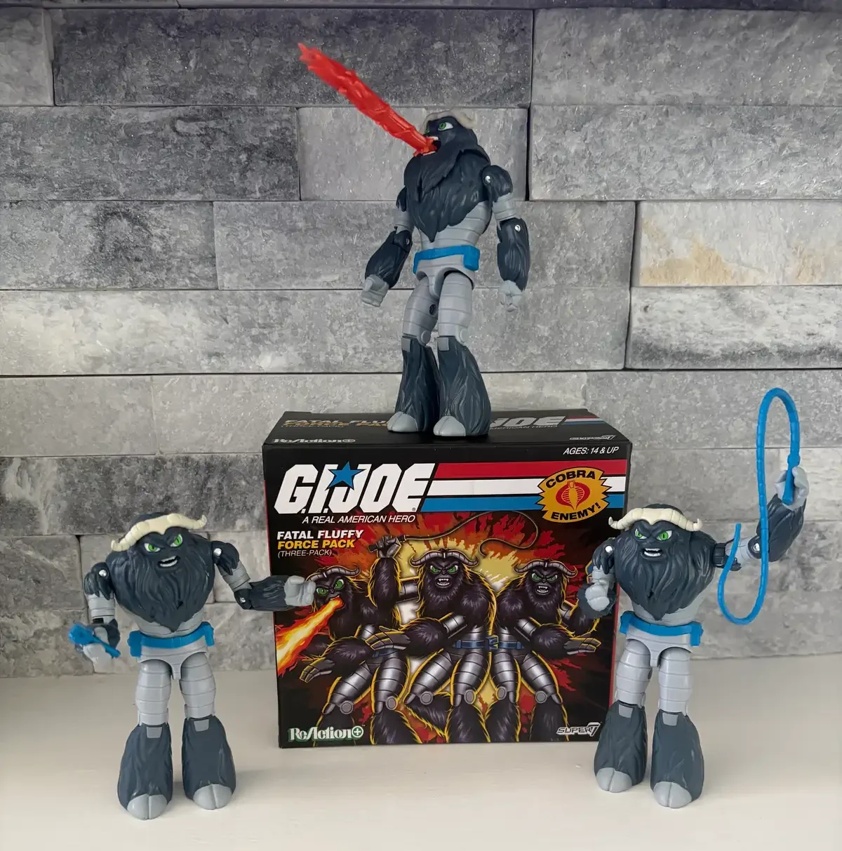 GI Joe ReAction+ Fatal Fluffies 3 pack IH 12