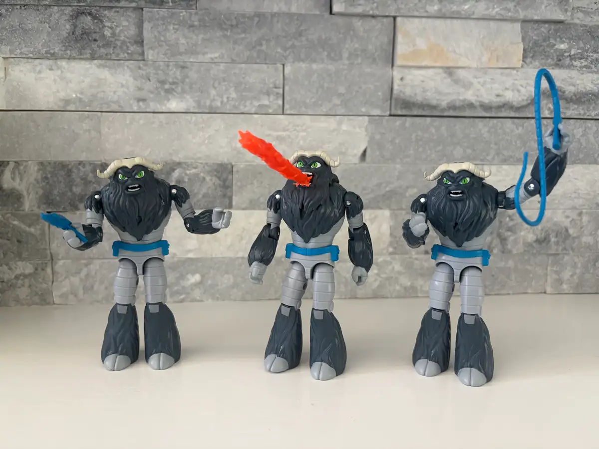 GI Joe ReAction+ Fatal Fluffies 3 pack IH 13
