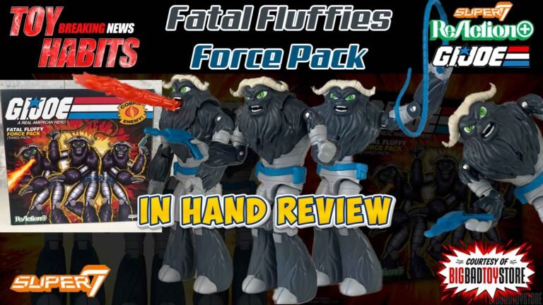 GI Joe ReAction+ Fatal Fluffy Force Pack BBTS Exclusive 3 Pack In Hand Review