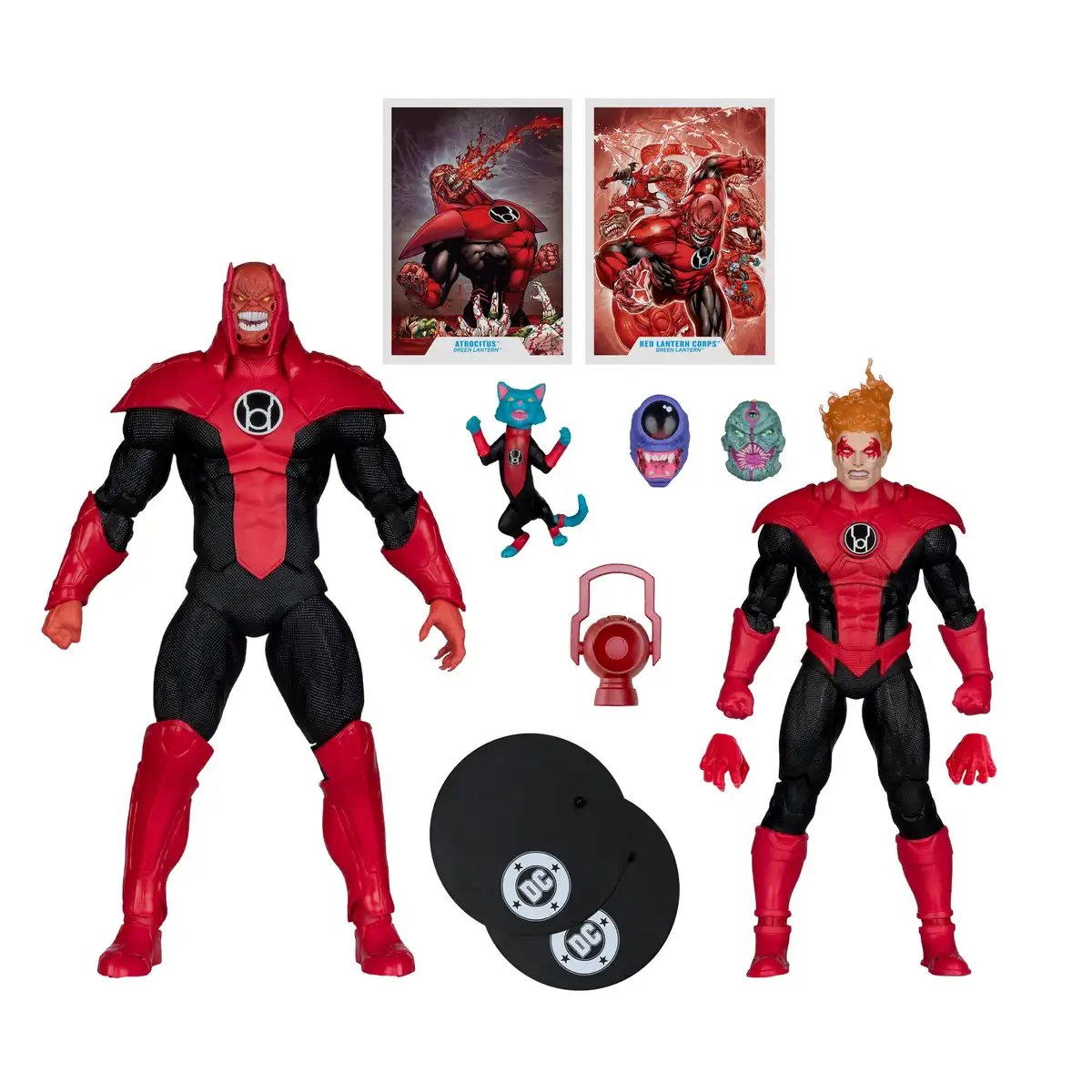 Green Lantern DC Multiverse Atrocitus & Red Lantern Corps Action Figure Two Pack 08