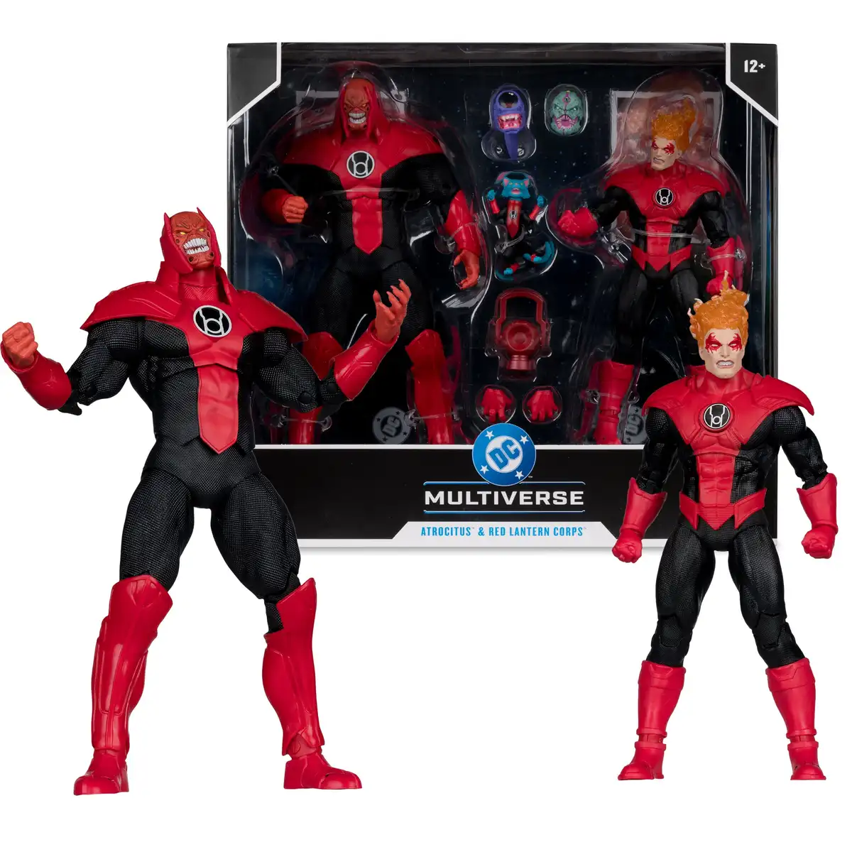 Green Lantern DC Multiverse Atrocitus & Red Lantern Corps Action Figure Two Pack 09