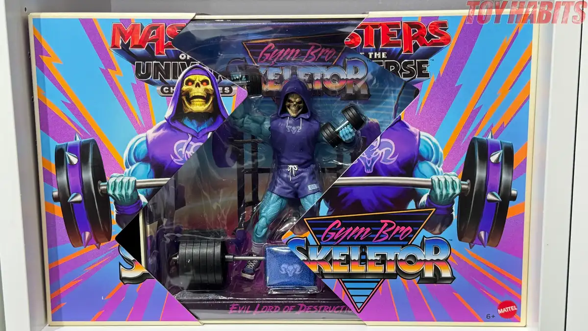 Gym Bro Skeletor MOTU Chronicles SDCC 2026 Exclusive Review 1