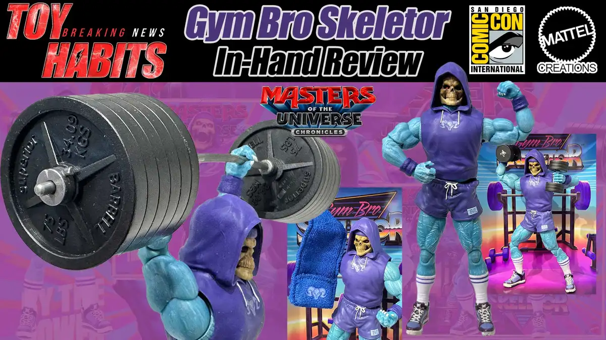 Gym Bro Skeletor MOTU Chronicles SDCC 2026 Exclusive Review