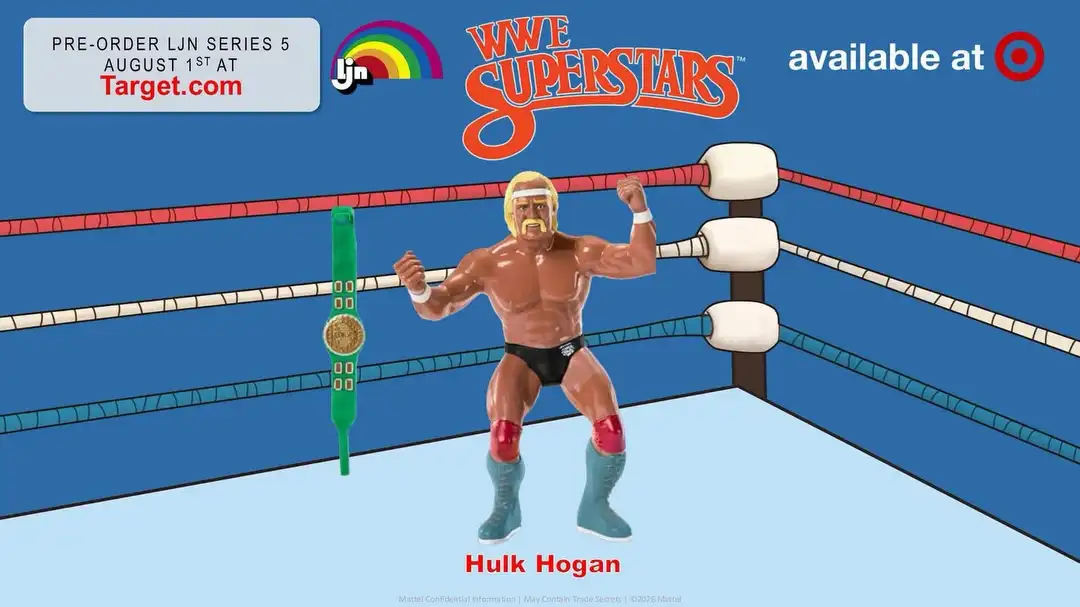 Hulk Hogan v2 LJN WWE Superstars Wave 5 Preorder