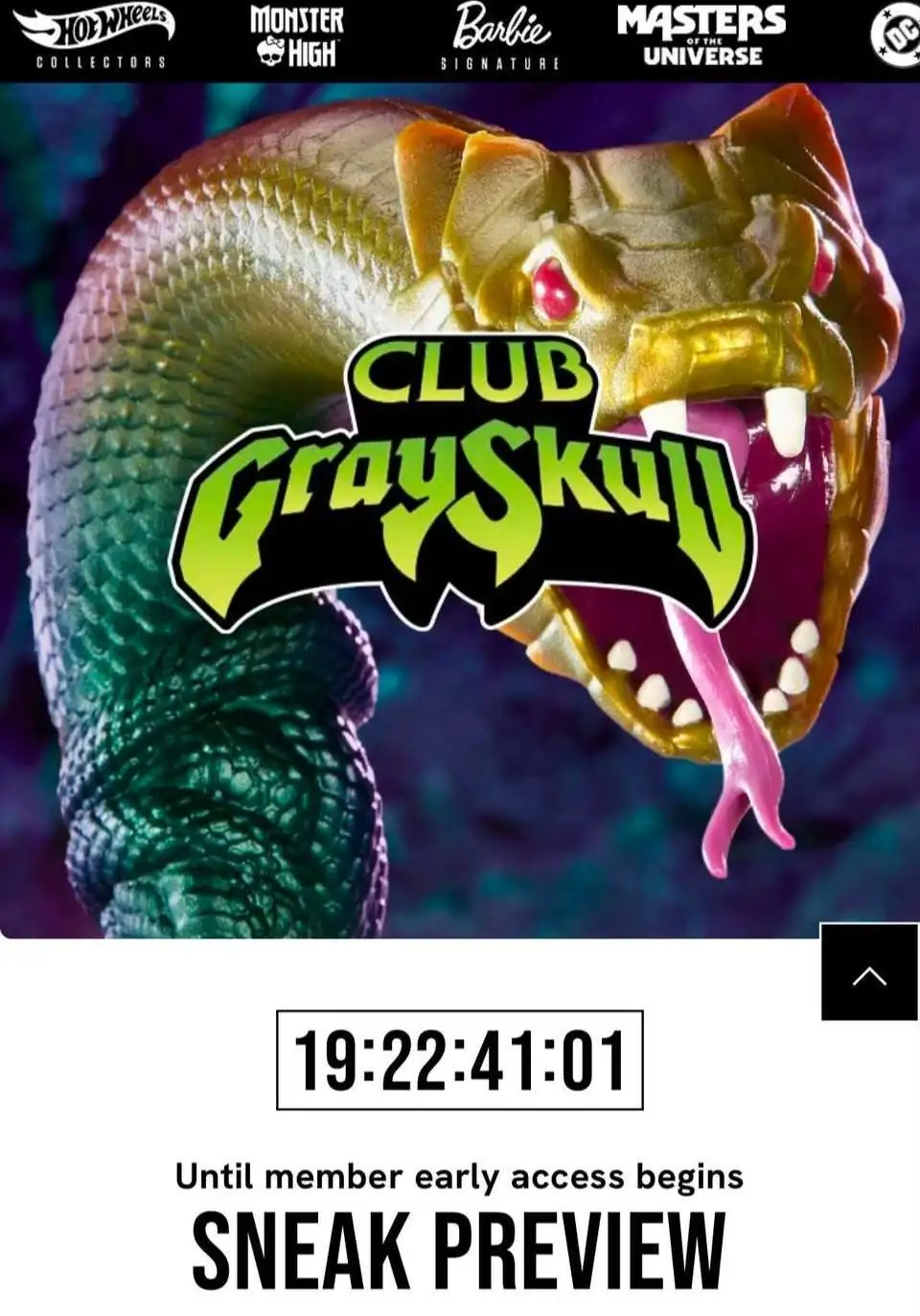 King HISS MOTU Chronicles Mattel Creations Exclusive Tease 2