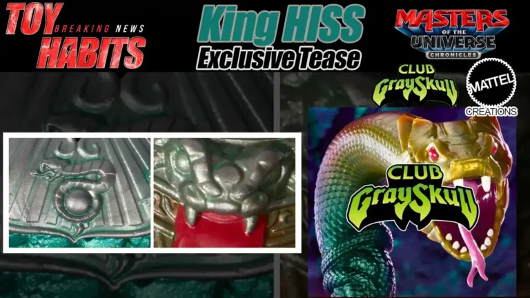 King HISS MOTU Chronicles Mattel Creations Exclusive Tease