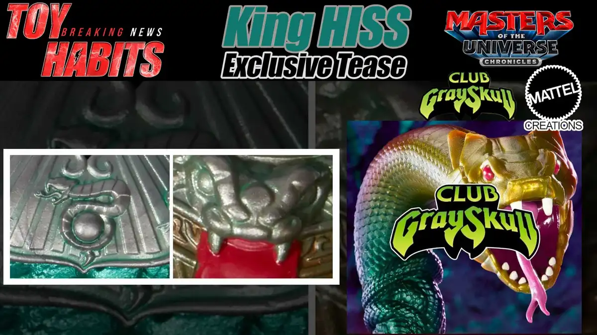 King HISS MOTU Chronicles Mattel Creations Exclusive Tease