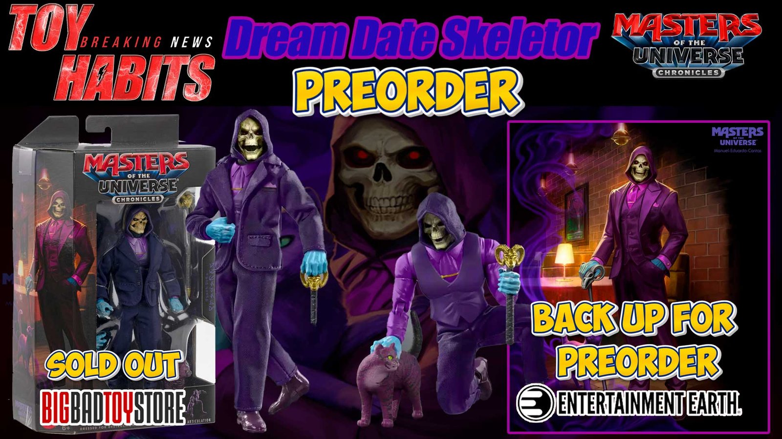 Dream Date Skeletor MOTU Chronicles BBTS + EE Preorder
