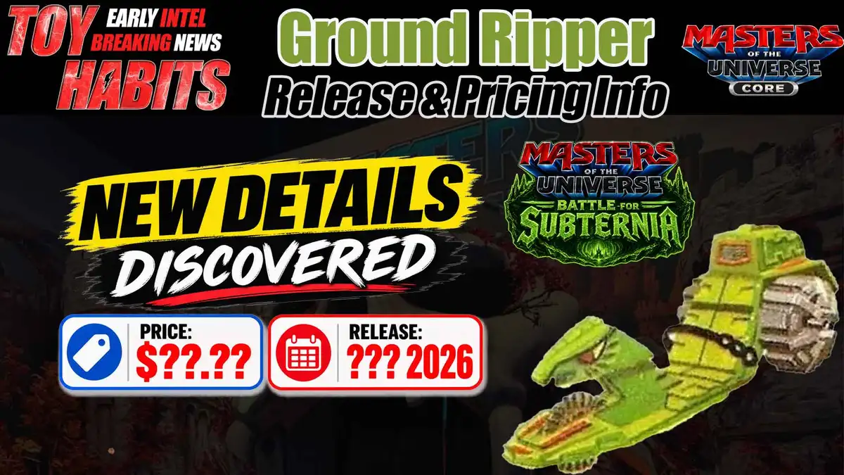 MOTU Core Battle For Subternia Ground Ripper Release and Pricing Details