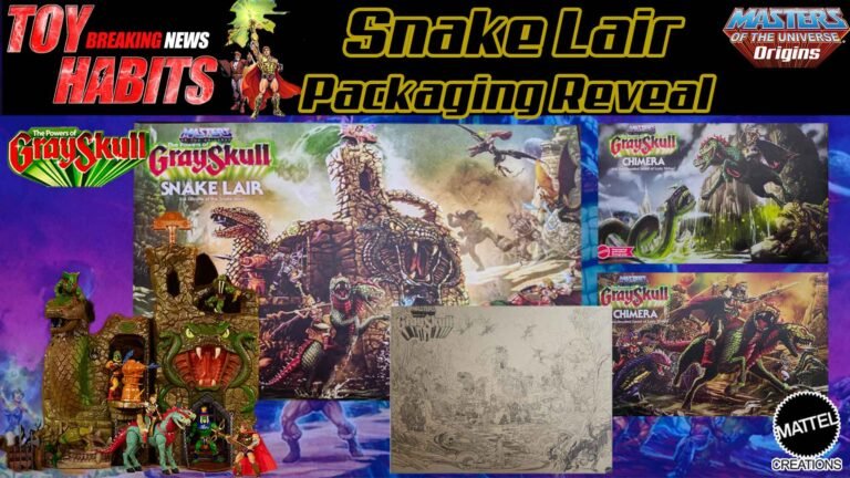 MOTU Origins Snake Lair Packaging Images & Art Teases