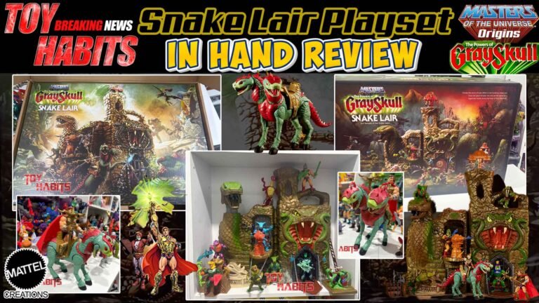 MOTU Origins Snake Lair Playset In Hand Review