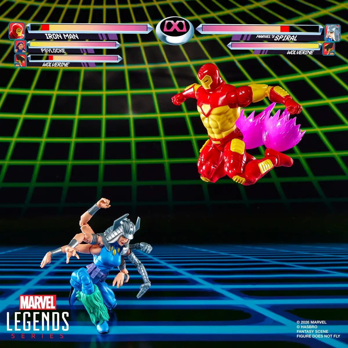 Marvel Legends Gamerverse Iron Man & Marvel's Spiral Action Figure Two Pack 15