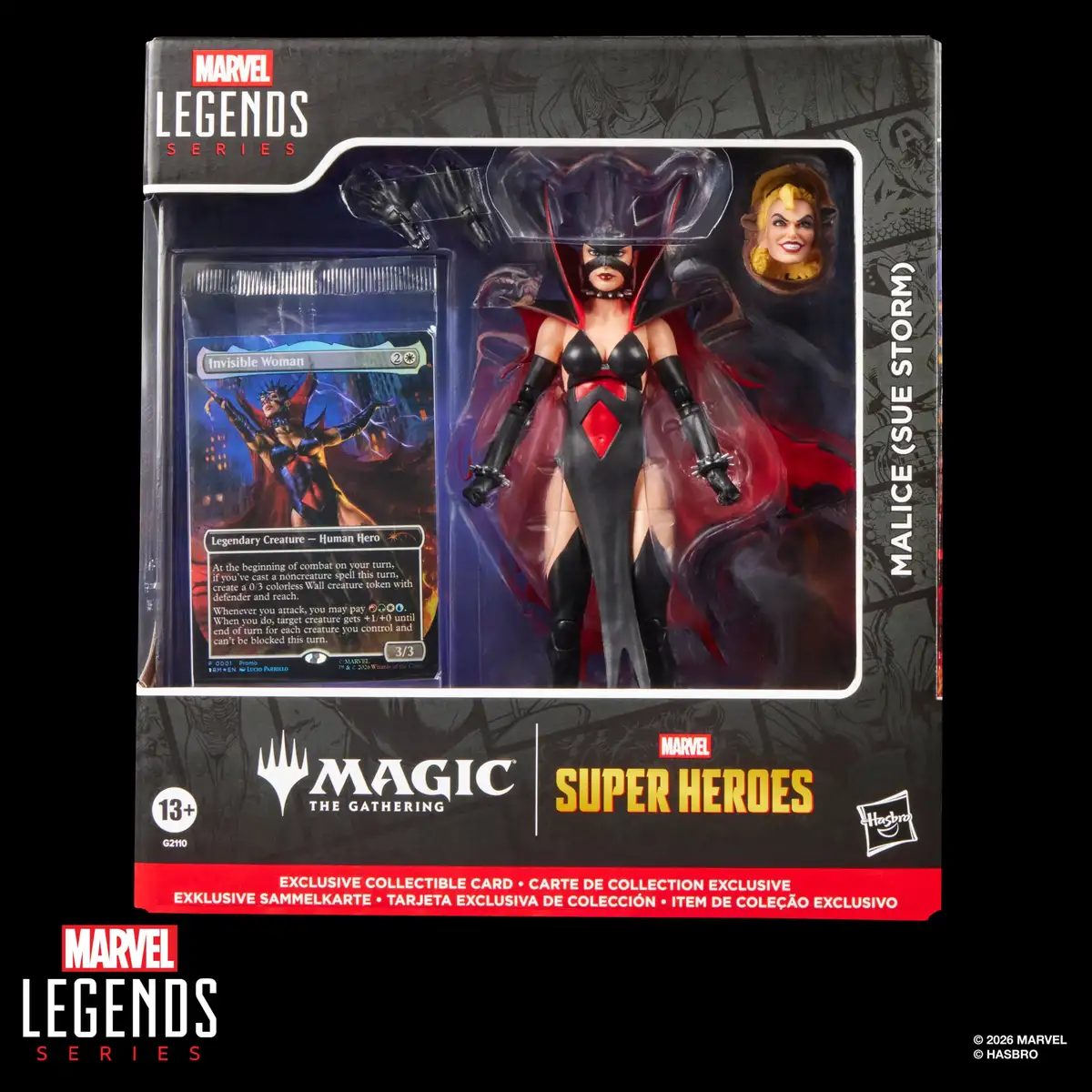 Marvel Legends Malice (Sue Storm) Action Figure with Exclusive Magic The Gathering Card 13