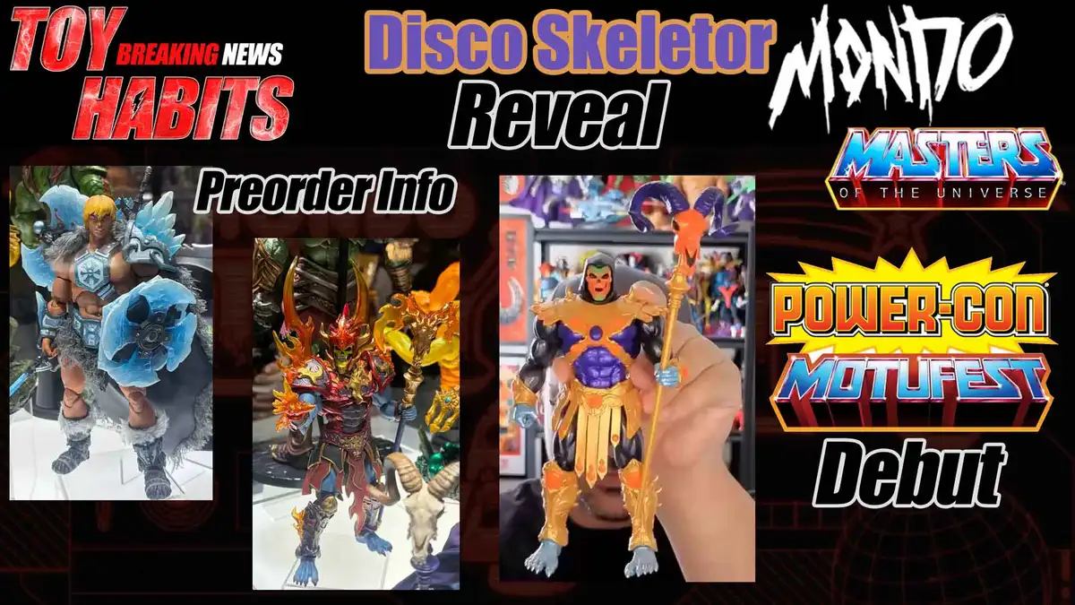 Mondo Disco Skeletor Revealed + Ice Armor He-Man and Fire Armor Skeletor Preorder Info