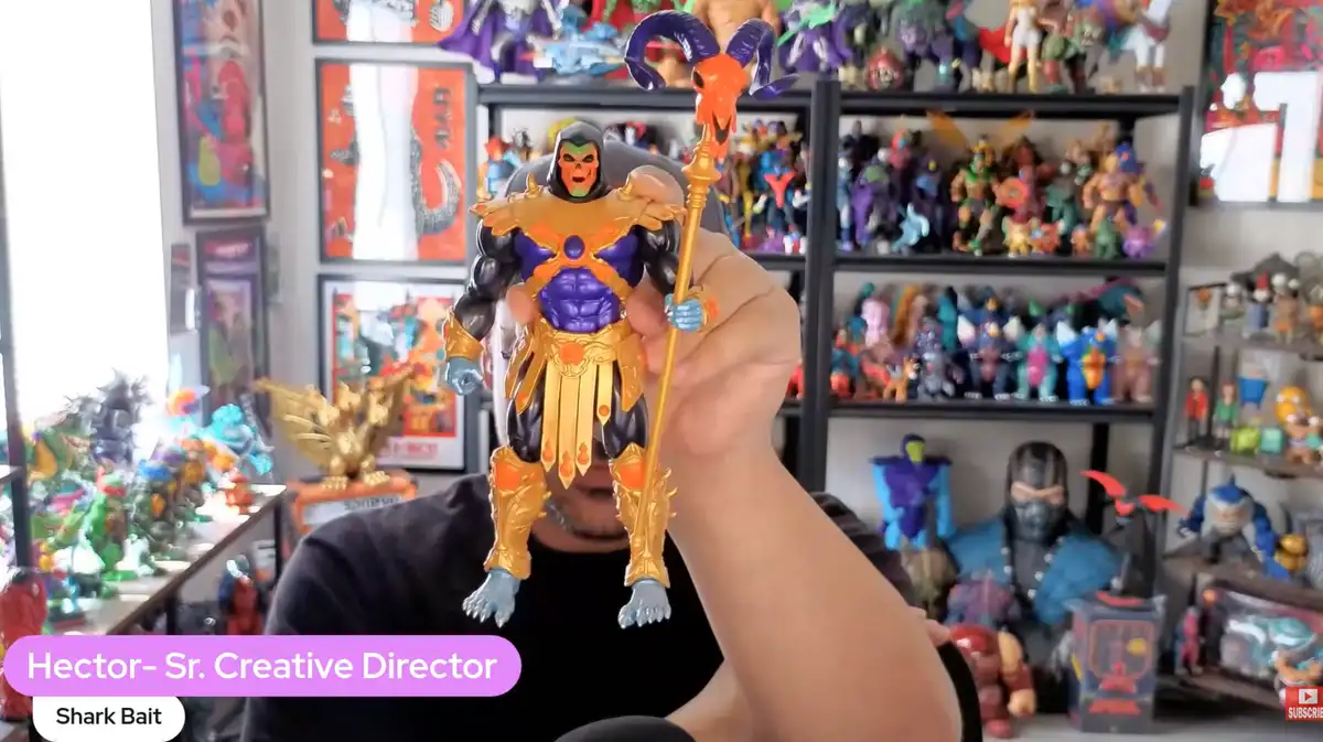 Mondo Disco Skeletor Twelfth Scale MOTU Reveal 4