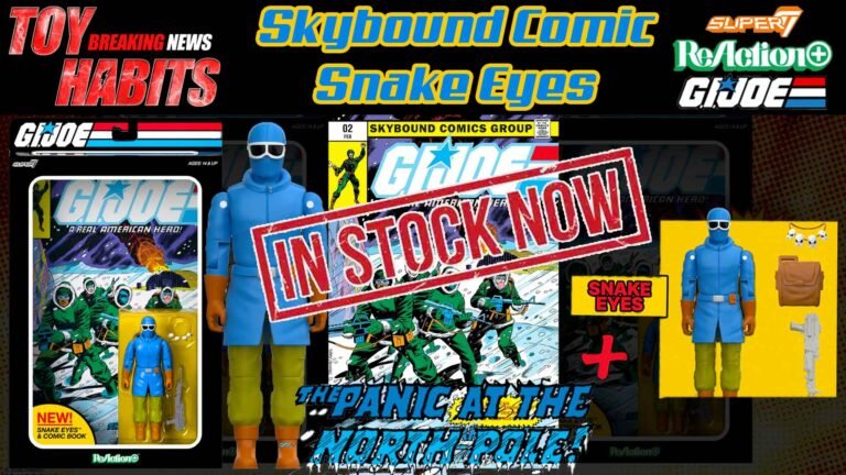 Panic at the North Pole Skybound Comic Snake Eyes Super7 ReAction+ In Stock Now