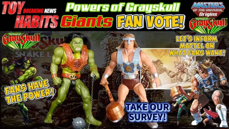 Powers of Grayskull Giants Tytus & Megator MOTU Origins Fan Survey