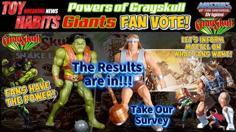 Powers of Grayskull Giants Tytus & Megator MOTU Origins Fan Survey