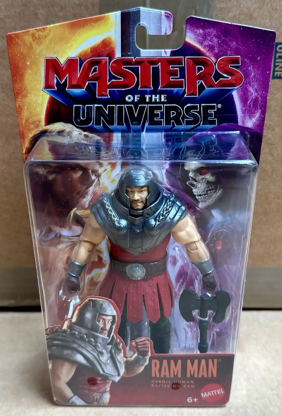 Ram Man MOTU Core Wave 4 Package Front IH 1f