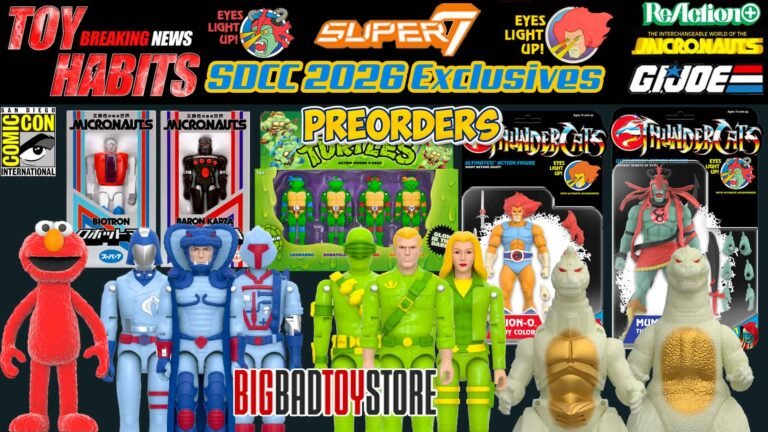 SDCC 2026 Super7 Exclusives Preorders on BBTS
