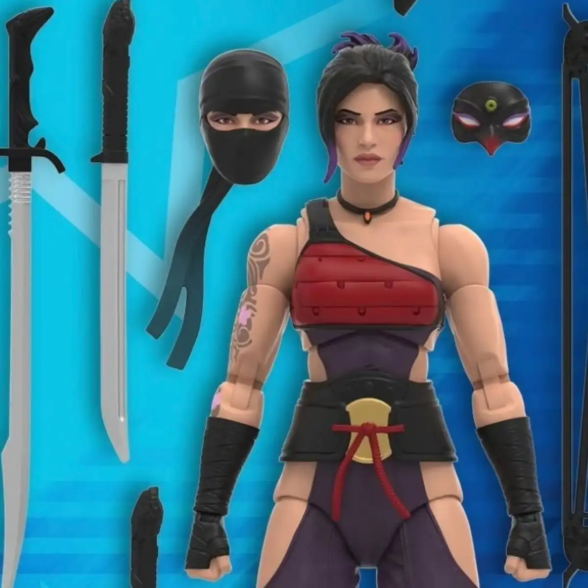 Snake Eyes & Jinx Ninja Force 2 Pack GI Joe Classified Series Digital Render 3