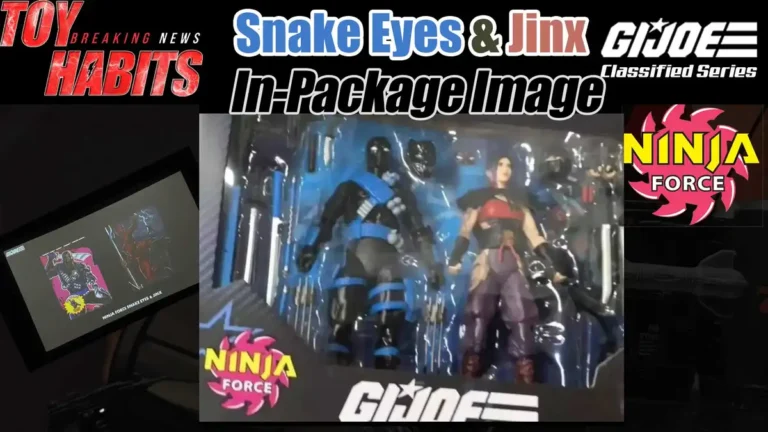 Snake Eyes & Jinx Ninja Force GI Joe Classified Series In-Package Image