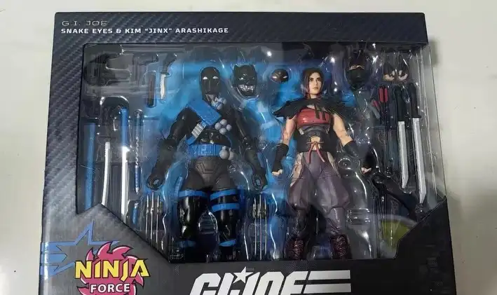 Snake Eyes and Jinx GI Joe Classfied Series Ninja Force 2 Pack 1