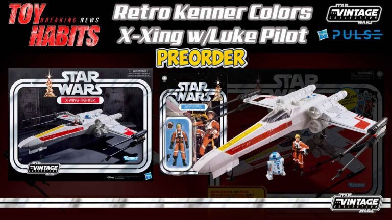 Star Wars The Vintage Collection X-Wing Fighter and Luke Skywalker Kenner Colors Preorder