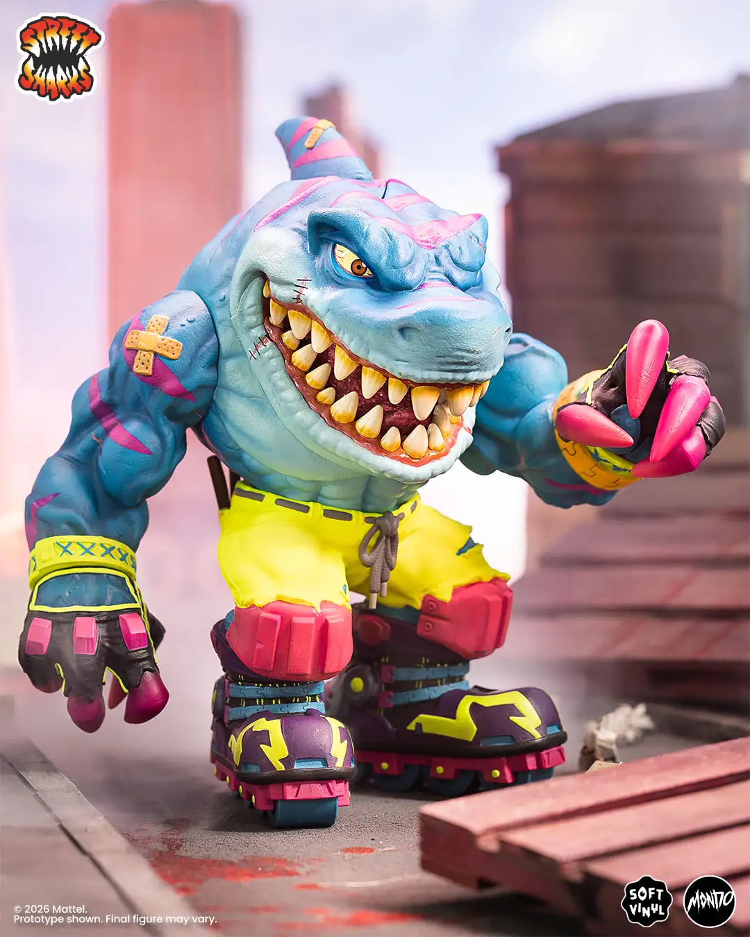 Street Sharks   Streex Soft Vinyl Figure 01