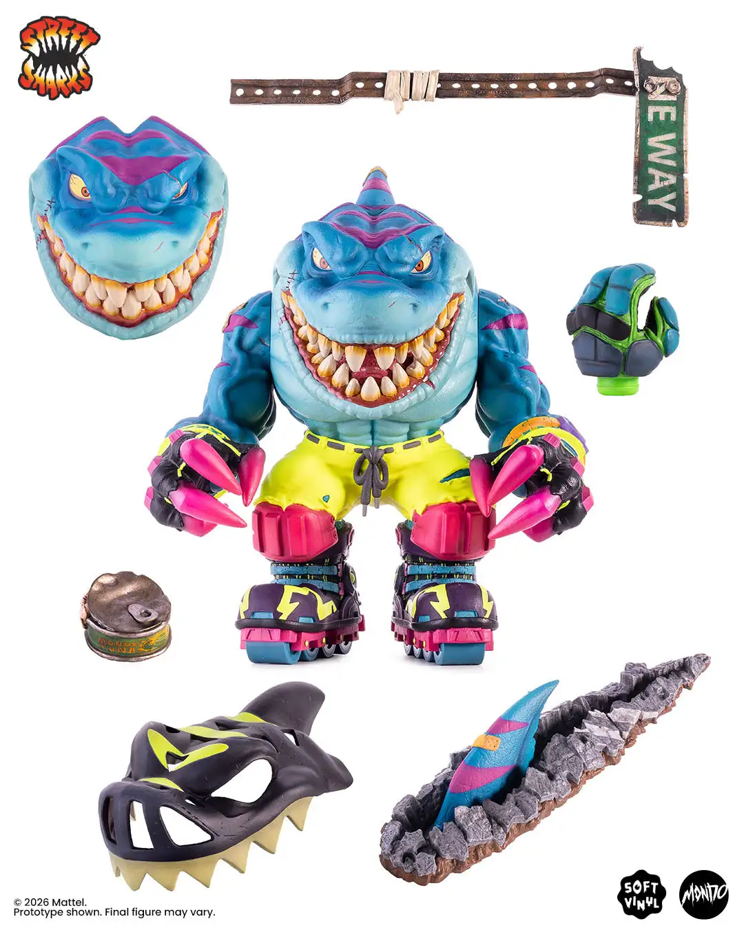 Street Sharks   Streex Soft Vinyl Figure 02