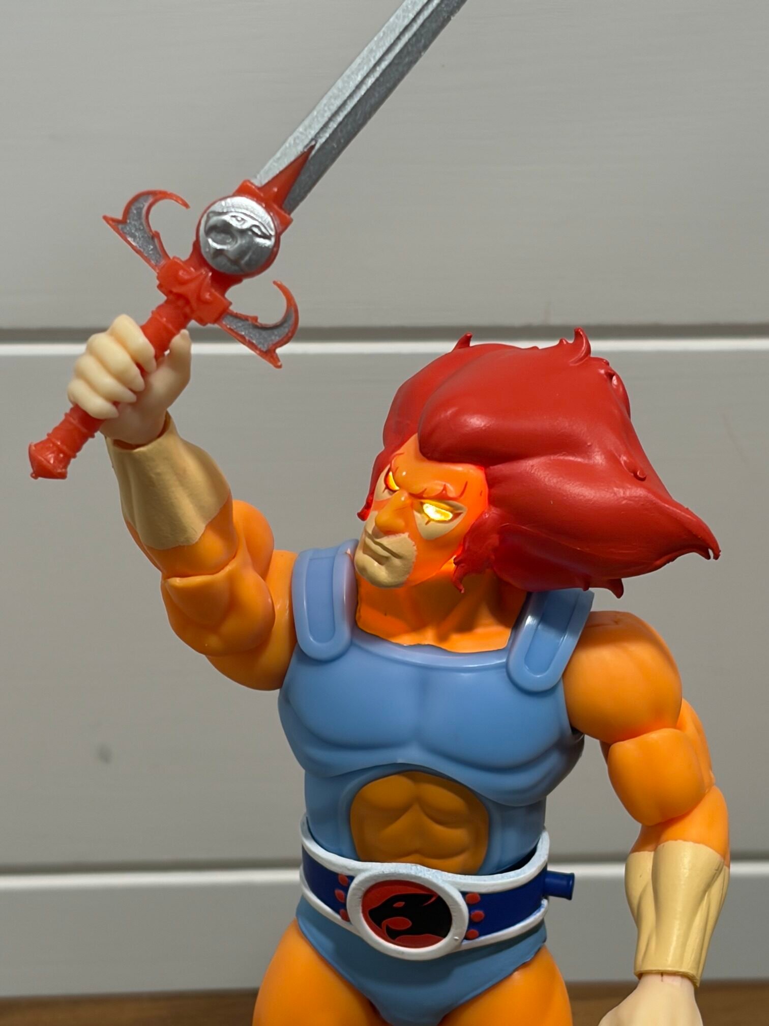 Super7 ULTIMATES Lion O Light Up Eyes Retro Cardback Toy Color SDCC 2026 Exclusive IH 19
