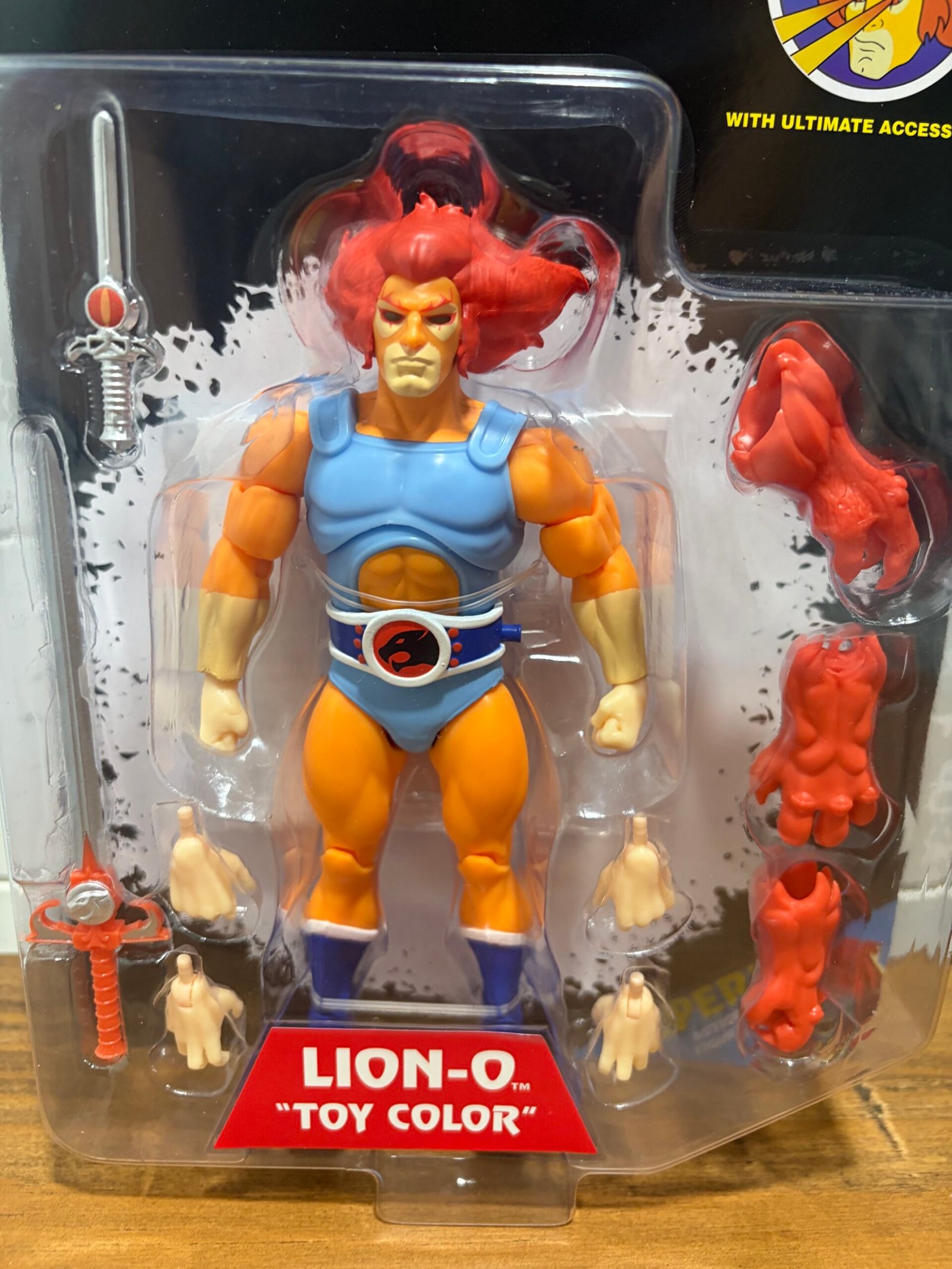 Super7 ULTIMATES Lion O Light Up Eyes Retro Cardback Toy Color SDCC 2026 Exclusive IH 6