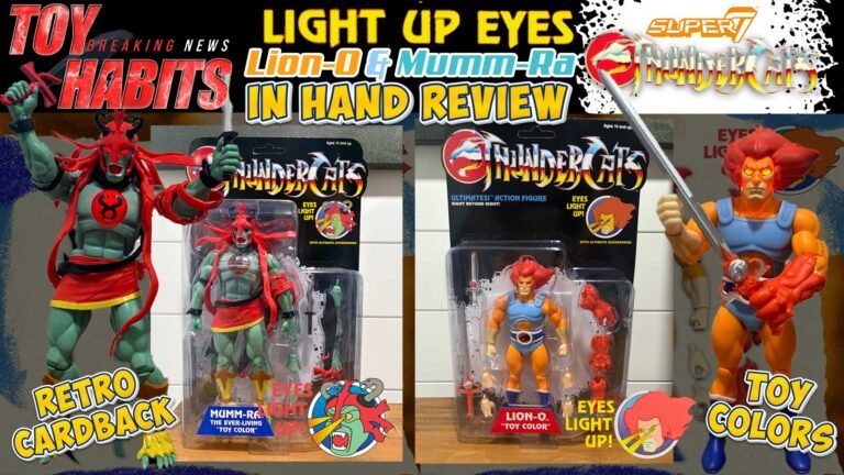 Super7-ULTIMATES-Lion-O-&-Mummra-Light-Up-Eyes-Retro-Cardback-Toy-Color-SDCC-2026-Exclusives-In-Hand-Review