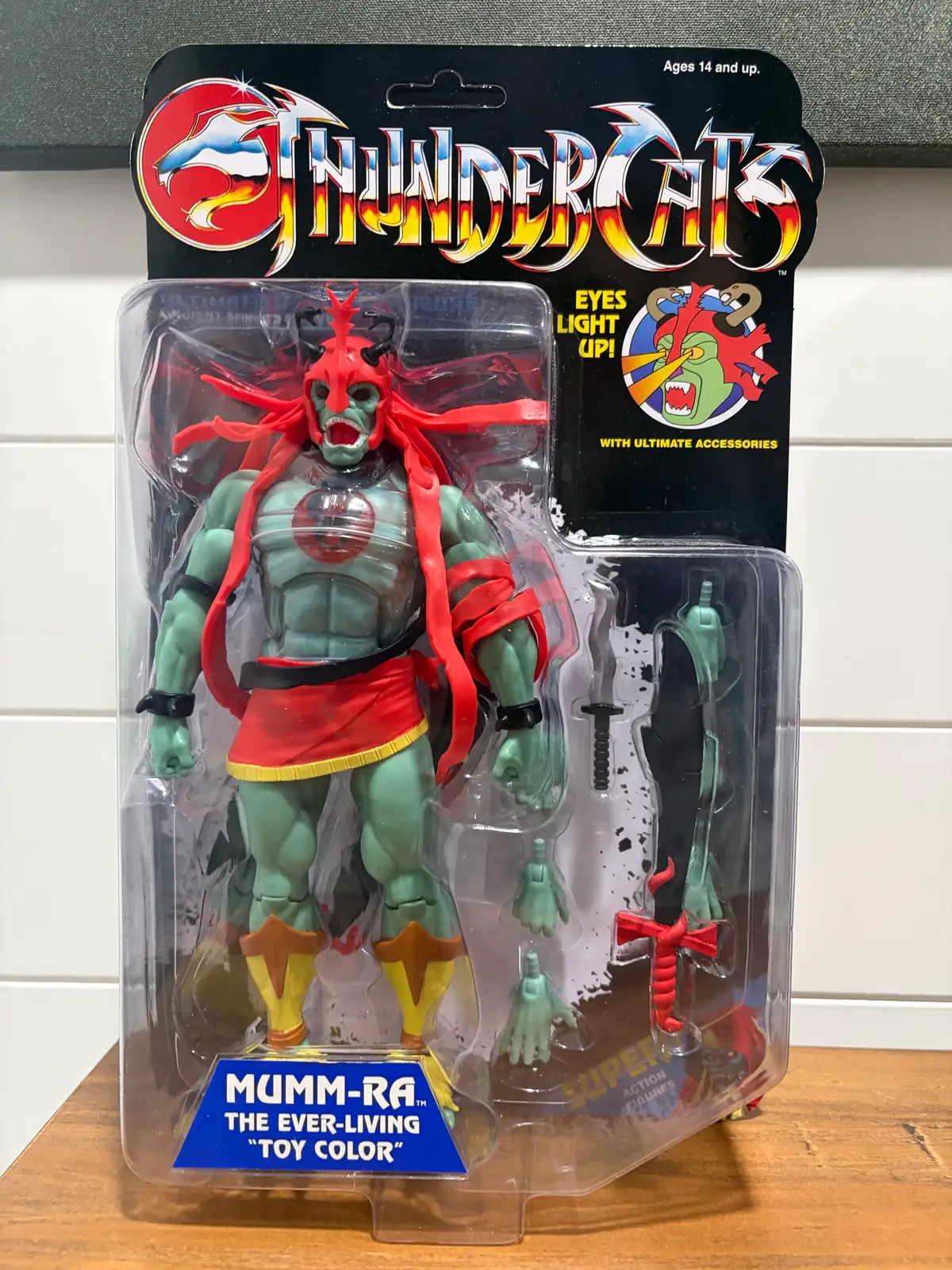 Super7 ULTIMATES Mumm Ra Eyes Retro Cardback Toy Color SDCC 2026 Exclusive IH 2