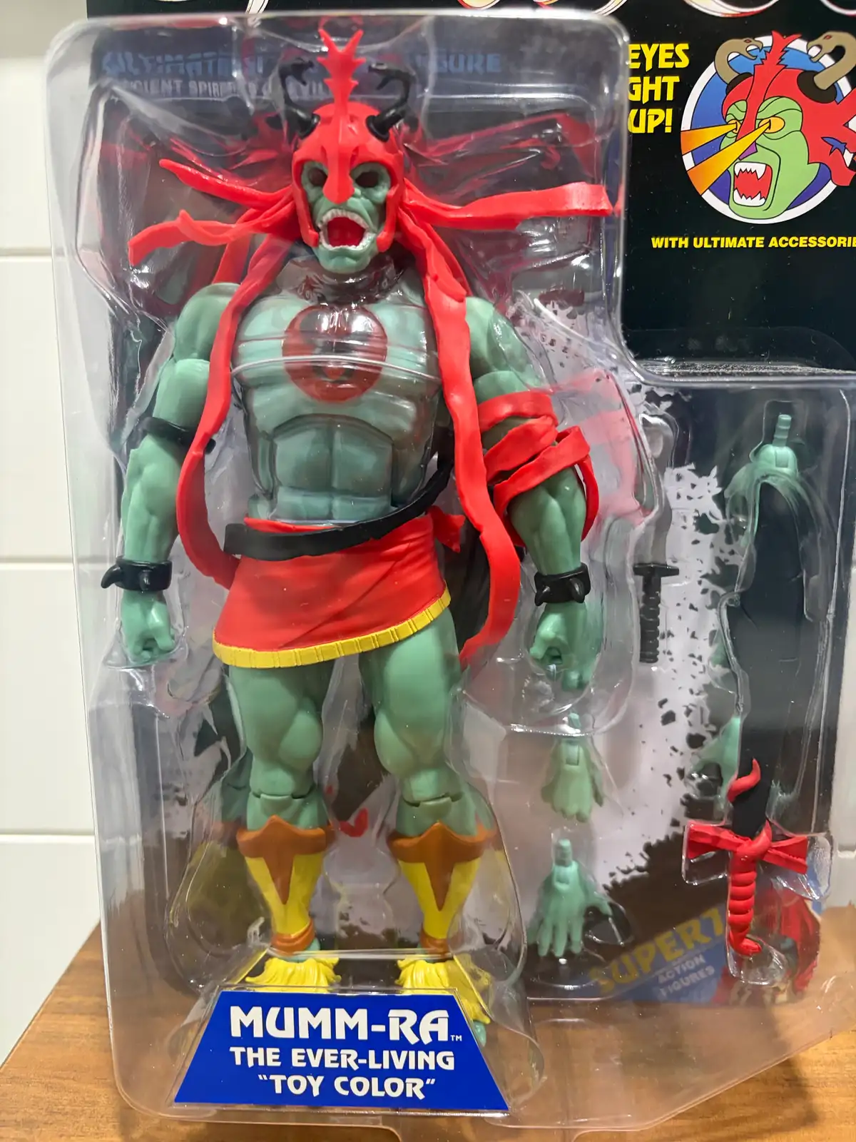 Super7 ULTIMATES Mumm Ra Eyes Retro Cardback Toy Color SDCC 2026 Exclusive IH 4