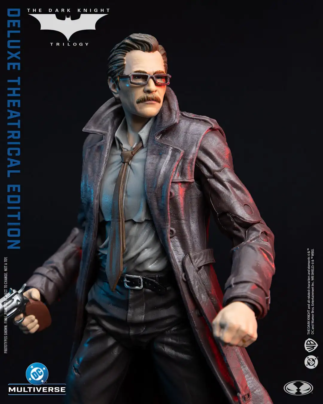 The Dark Knight (2008) DC Multiverse Commissioner James Gordon (Deluxe Theatrical Edition) Action Figure 05
