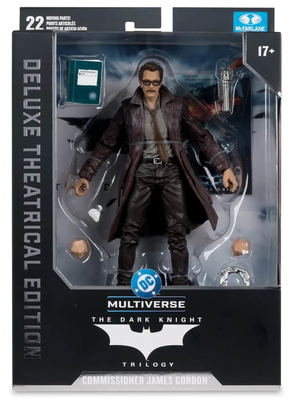 The Dark Knight (2008) DC Multiverse Commissioner James Gordon (Deluxe Theatrical Edition) Action Figure 12