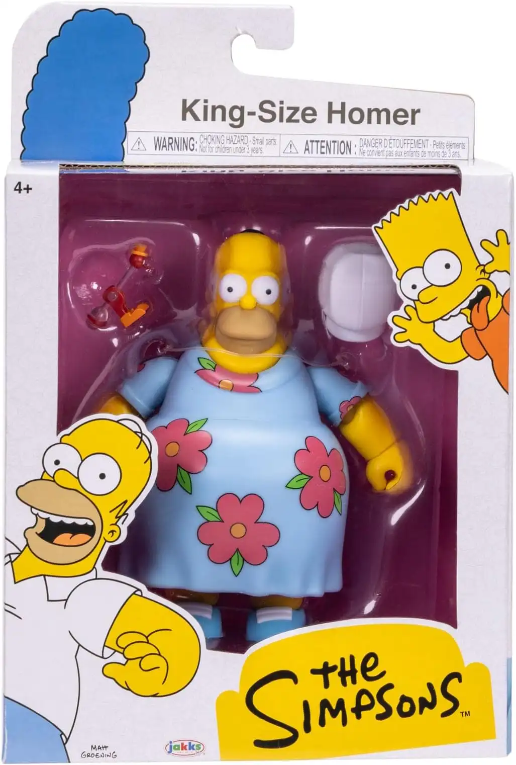The Simpsons King Size Homer 5 Inch Scale Deluxe Action Figure 08