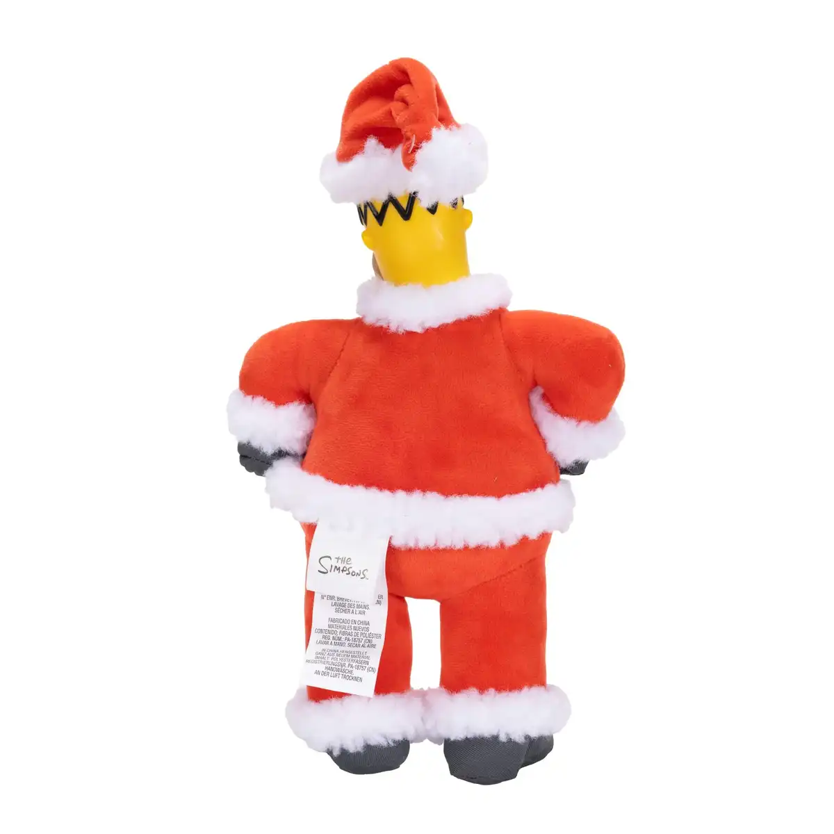 The Simpsons Santa Homer Roto Plush 05