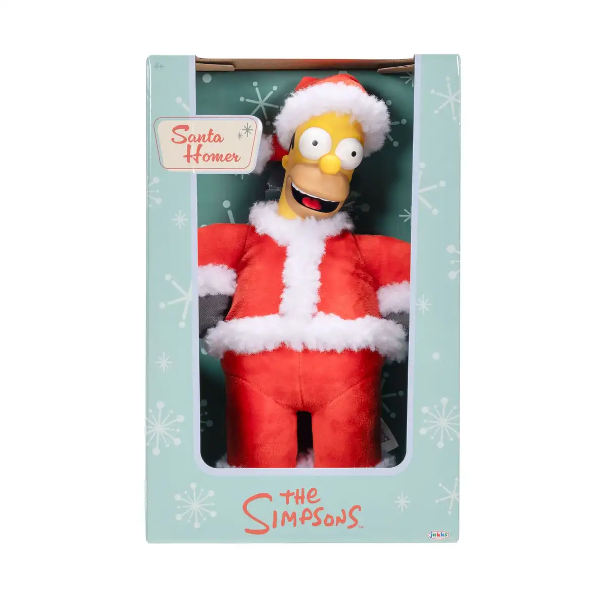 The Simpsons Santa Homer Roto Plush 07