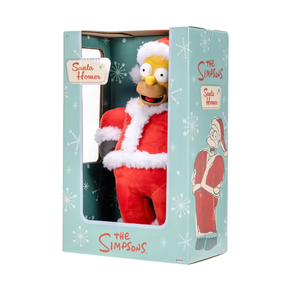 The Simpsons Santa Homer Roto Plush 08